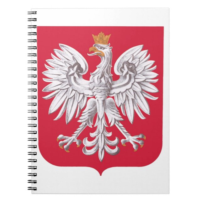 Cuaderno Escudo polaco de Eagle (Frente)