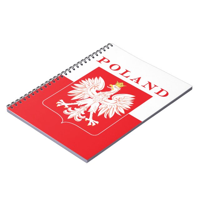Cuaderno Escudo rojo del águila de Polonia (Lado Izquierdo)