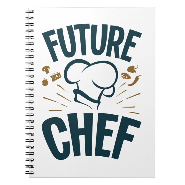 Cuaderno Escuela culinaria del amante de la cocina del futu (Frente)