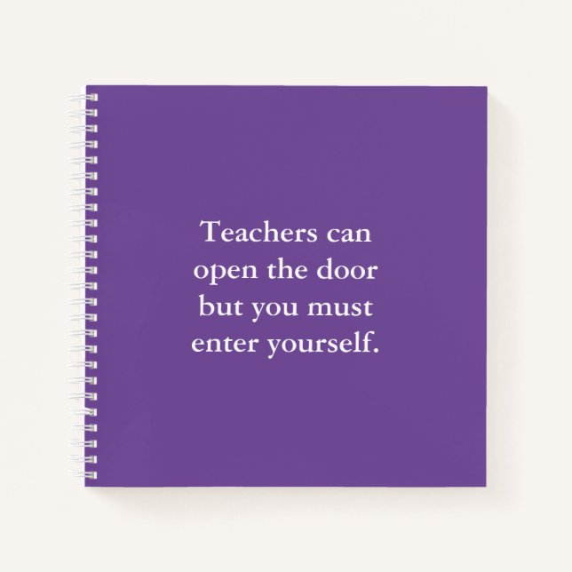 Cuaderno Escuela de Afirmación Positiva inspiradora (Anverso)