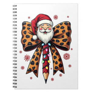Cuaderno Escuela de arco de Santa Claus Coquette