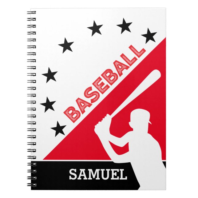Cuaderno Escuela de Béisbol Personalizada (Frente)