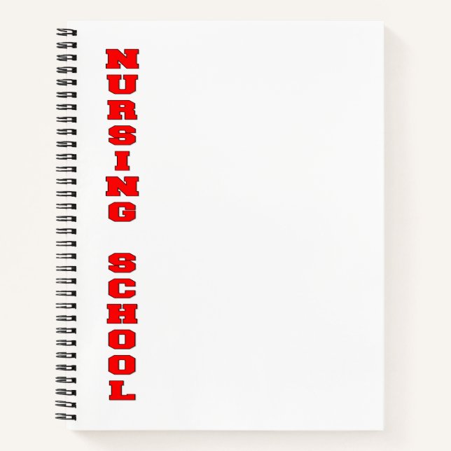 Cuaderno Escuela de Enfermería (Anverso)