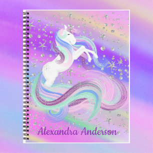 Cuaderno Escuela de Estrellas de Plata de bonito Unicornio