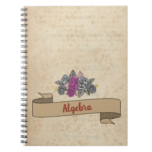Cuaderno Escuela de Inspire Rústico Floral