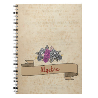 Cuaderno Escuela de Inspire Rústico Floral