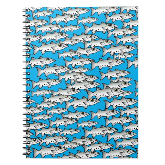 Cuaderno Escuela de la Escúbadorable Gran Barracuda (Frente)