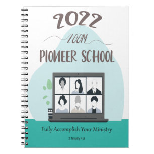 Cuaderno Escuela de los pioneros del zoom de los testigos d