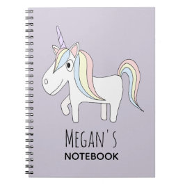 Cuaderno Escuela de Unicornio de Cute y Morado Magico de ch