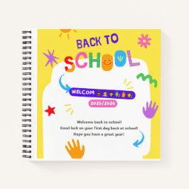 Cuaderno Escuela Deluxe Espiral para portátiles 2015/2026