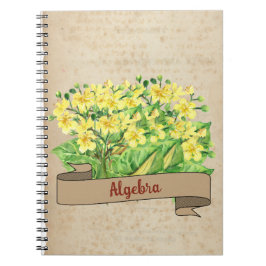 Cuaderno Escuela Floral Rustica de Caída Inspire