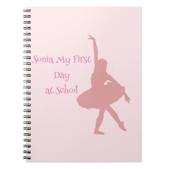 Cuaderno Escuela Temática Ballerina Única (Frente)