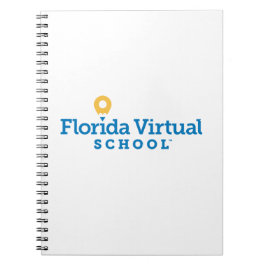 Cuaderno Escuela virtual de Florida, espiral blanca