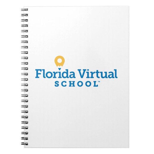 Cuaderno Escuela virtual de Florida, espiral blanca (Frente)