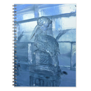 Cuaderno Escultura helada pelicana, Quebec, Canadá