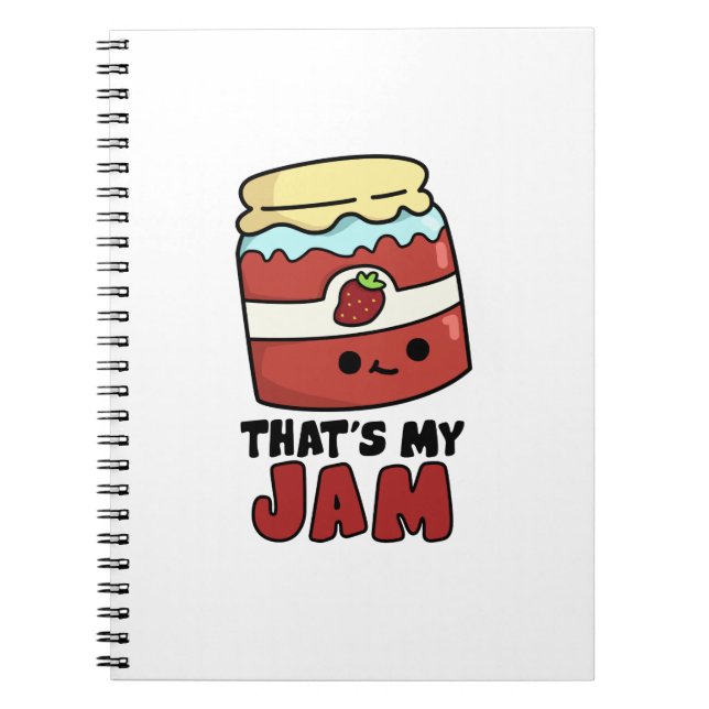 Cuaderno Ese Es Mi Mermelada Frasco Divertido De Mermelada  (Frente)