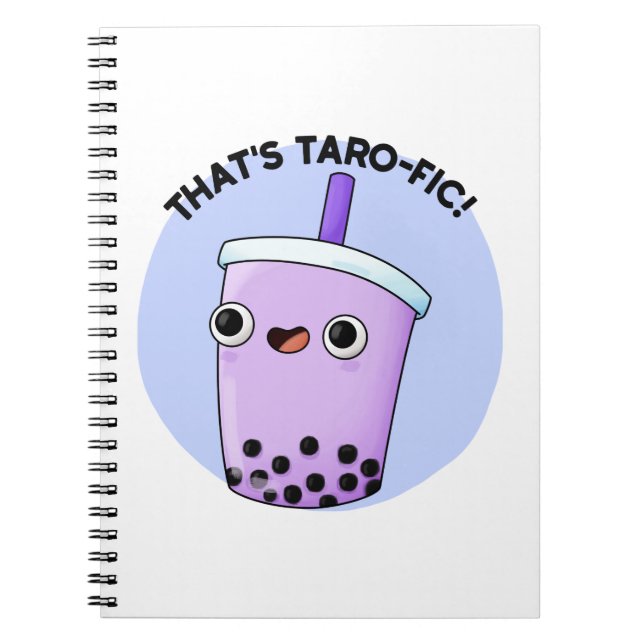 Cuaderno Ese es Taroffic Chistoso Té de Boba Chiste  (Frente)