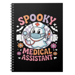 Cuaderno Esencial de Halloween, espeluznante asistente médi