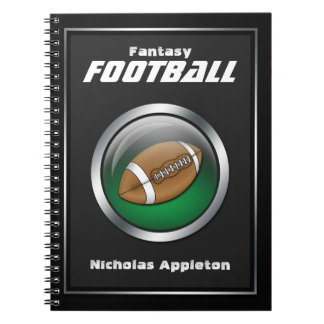 Cuaderno Esfera verde - Bloc de notas de fútbol fantástico