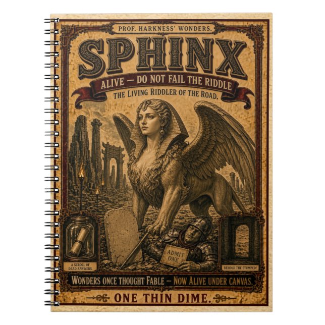 Cuaderno Esfinge, Monstruo de Circo Antiguo (Frente)