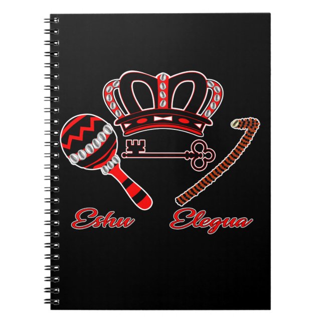 Cuaderno Eshu Elegua Laroye Crown (Frente)