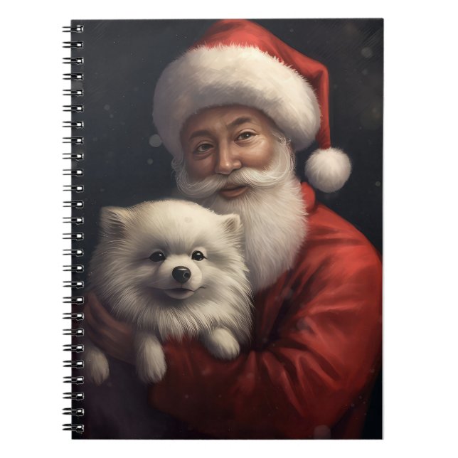 Cuaderno Eskimo americano con Navidades festivos de Santa C (Frente)