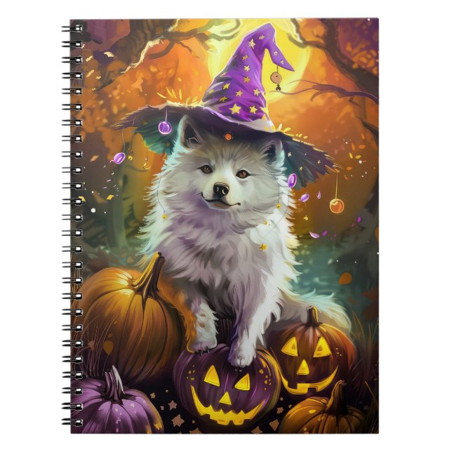 Cuaderno Eskimo Halloween, bruja y calabaza (Frente)