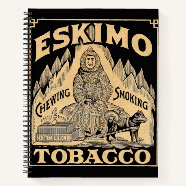 Cuaderno Eskimo Tobacco (Anverso)