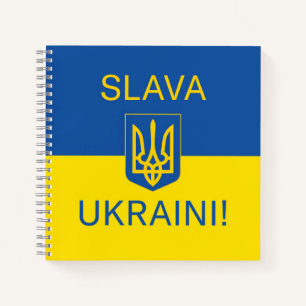 Cuaderno Eslava Ucrania gloria Ucrania símbolo de la guerr