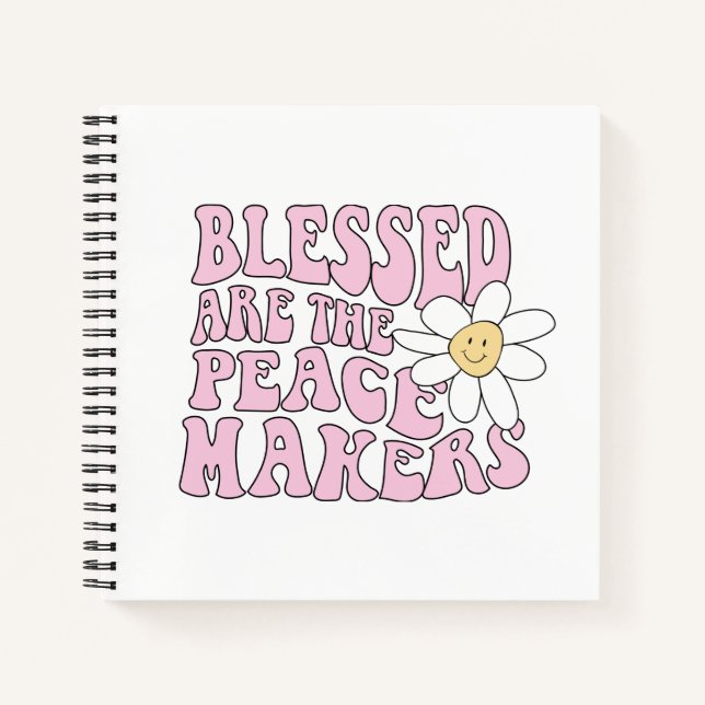 Cuaderno Eslogan de Daisy and Peace Makers (Anverso)