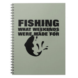 Cuaderno Eslóganes divertidos de pescadores
