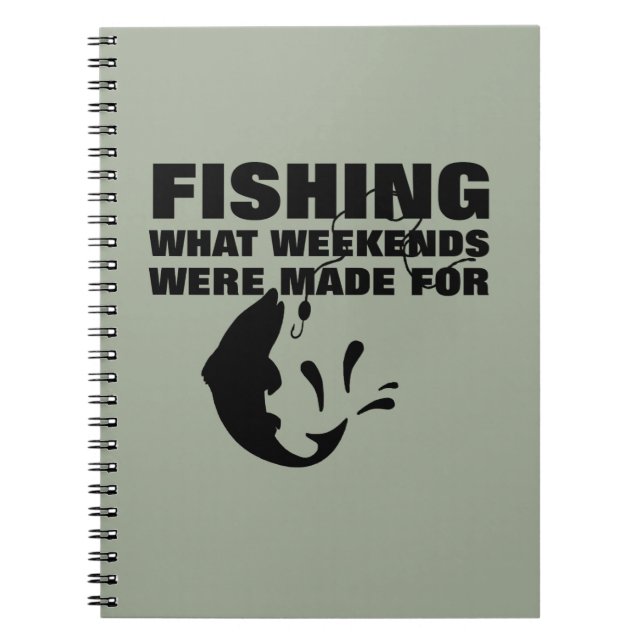 Cuaderno Eslóganes divertidos de pescadores (Frente)