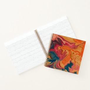 Cuaderno Esmalte de Acuarela de Puesta de Sol