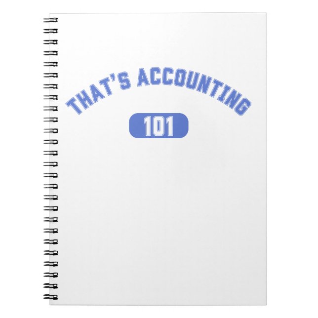 Cuaderno Eso es contabilidad 101 (Frente)