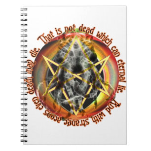 Cuaderno Eso no está muerto, lo que puede ser mentira etern