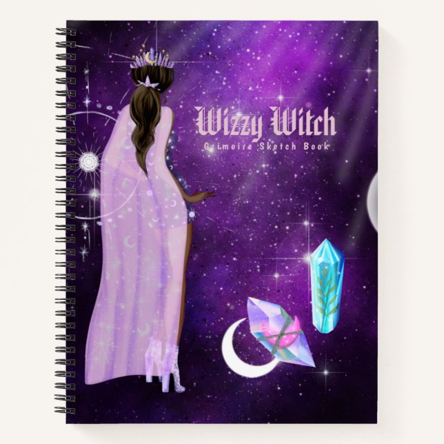 Cuaderno Esoteric Witchcraft Sketchbook Grimoire Purple (Anverso)
