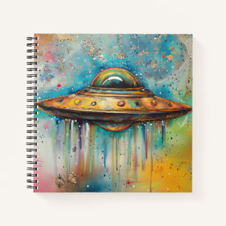 Cuaderno Espaciado de OVNI