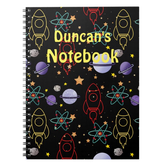 Cuaderno Espacial para Niños (Frente)