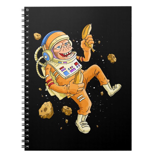 Cuaderno Espacio de monos astronautas (Frente)