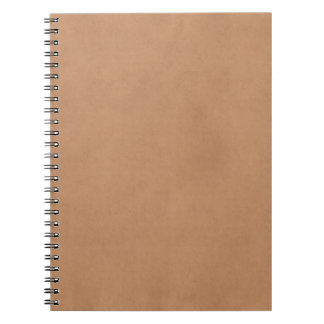 Cuaderno Espacio en blanco de papel antiguo de cuero de la