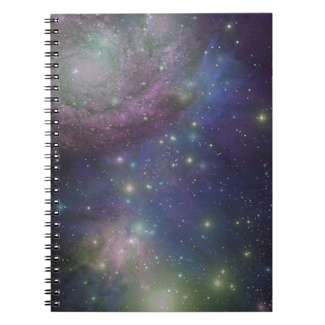 Cuaderno Espacio, estrellas, galaxias y nebulosas (Frente)
