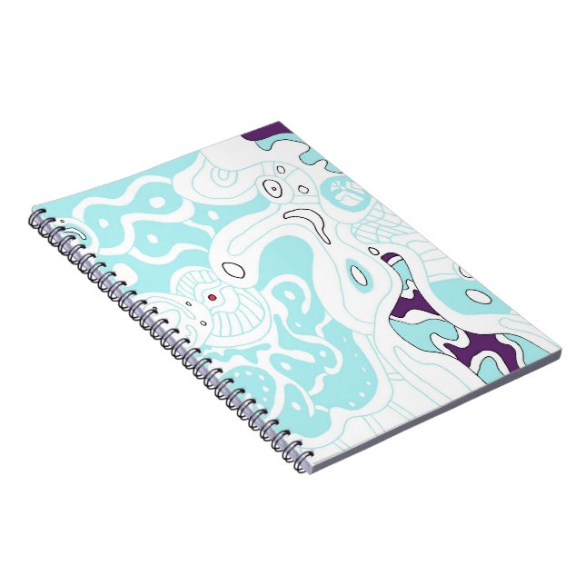 Cuaderno "Espacio turquesa" lado izquierdo (Lado Derecho)