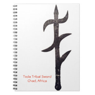 Cuaderno Espada tribal africana