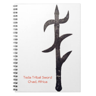 Cuaderno Espada tribal africana