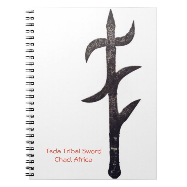 Cuaderno Espada tribal africana (Frente)