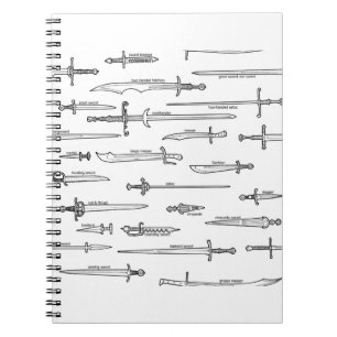 Cuaderno Espadas y armas medievales