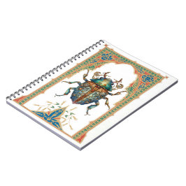 Cuaderno Espalda azul humedal