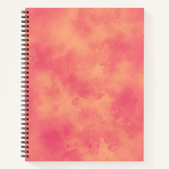Cuaderno Espalda estilo de efecto de nube de tormenta (Anverso)