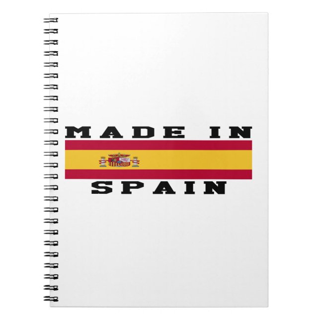 Cuaderno España hizo en diseños (Frente)