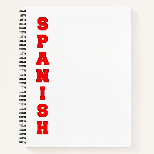 Cuaderno español (Anverso)